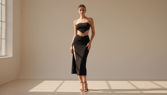 Chic Strapless Party Set