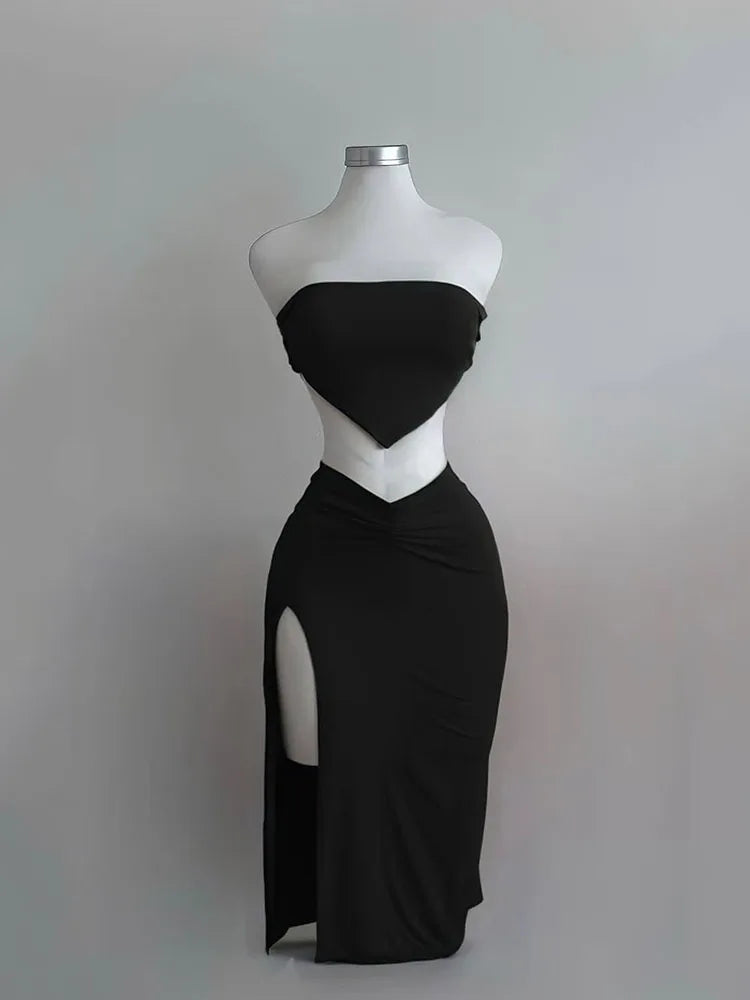 Elegant axelbandslöst festset