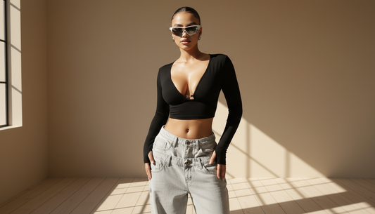 Chic Spice V-Neck Top