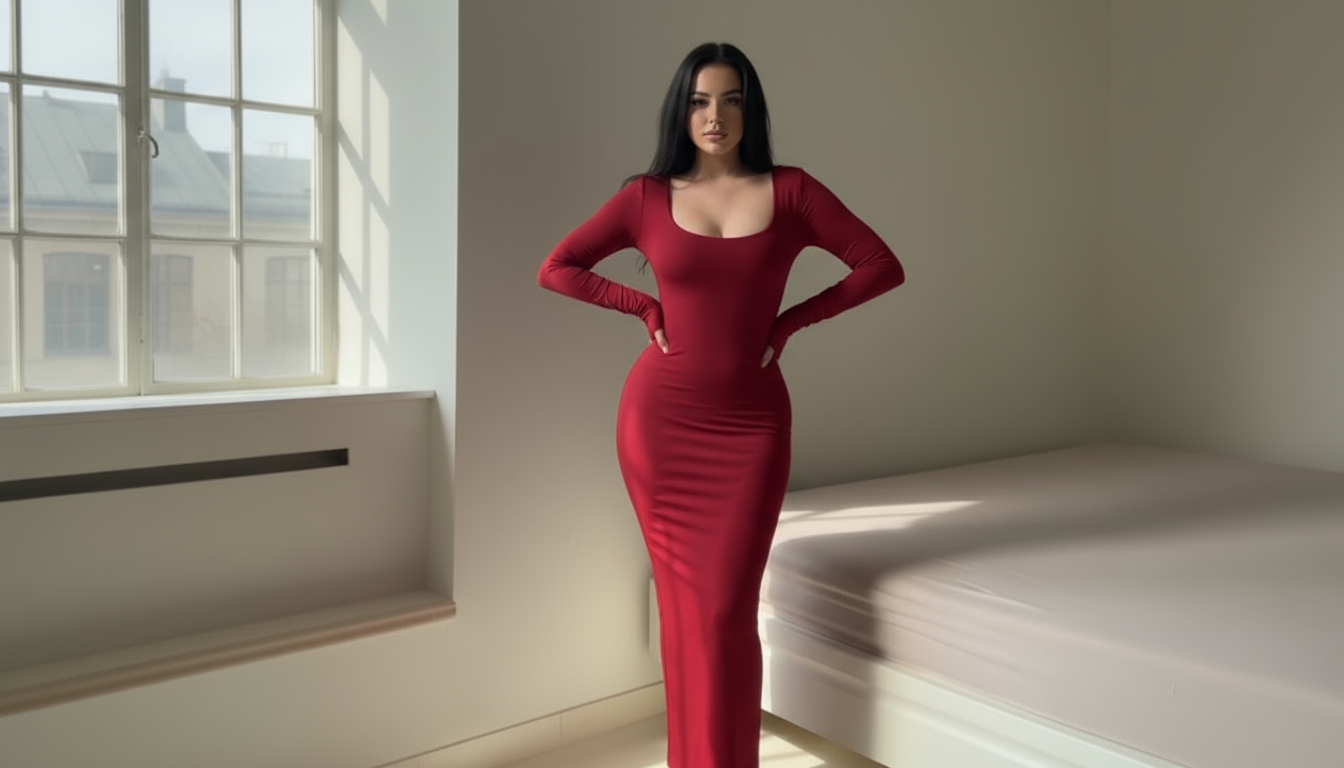 Elegant Long Sleeve Bodycon Dress
