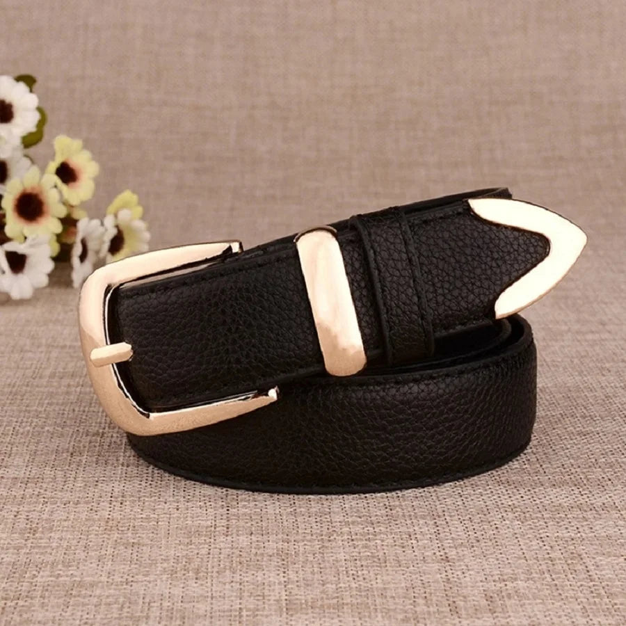Elegant Women's White Belt