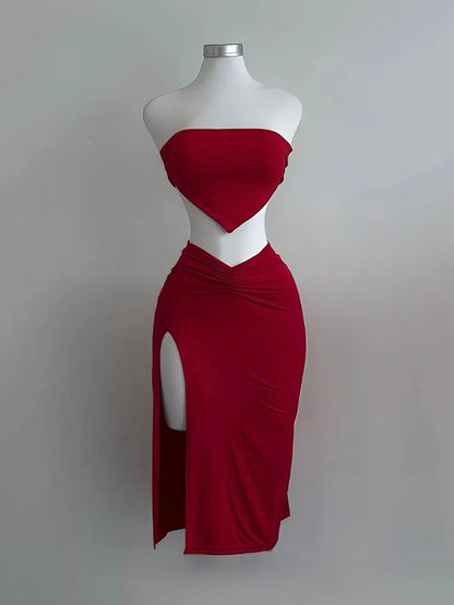 Elegant axelbandslöst festset