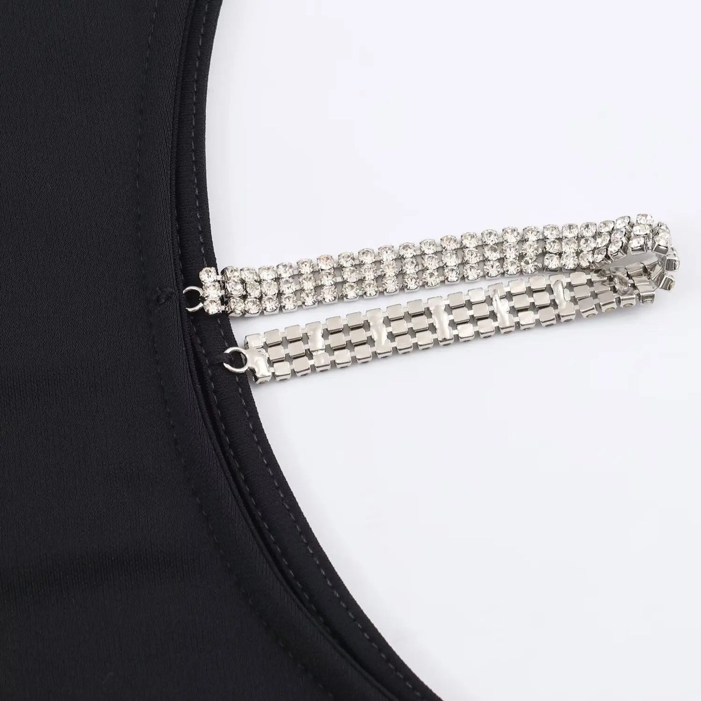 Noir Sculpt Midi Dress