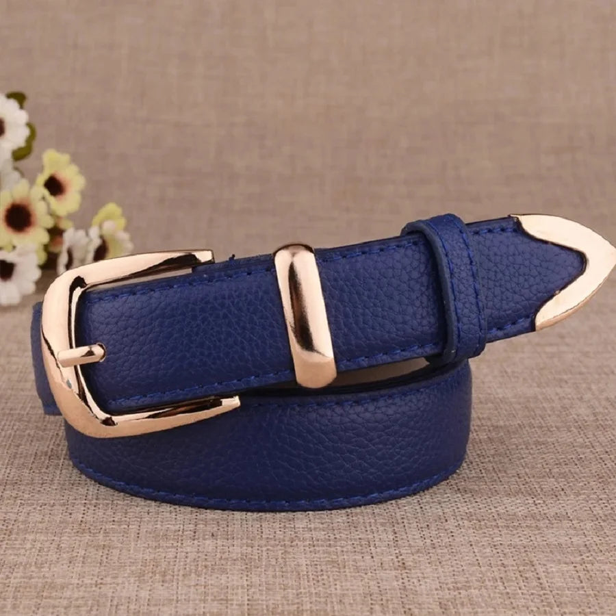 Elegant Women's White Belt