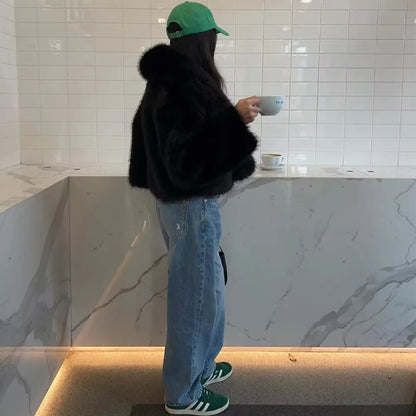 Cozy Street Fuskpälsjacka